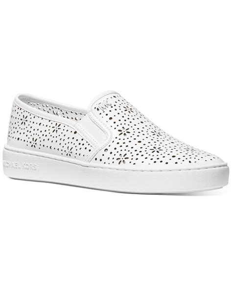 michael michael kors kane perforated slip-on sneakers|Michael Kors Kane Perforated Slip.